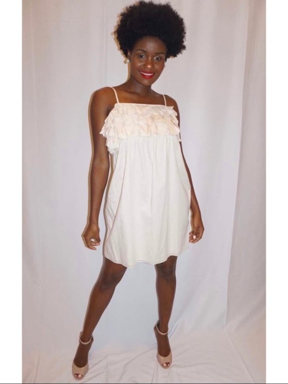 J Crew Garden Papaya Pastel Pink Mini Dress M